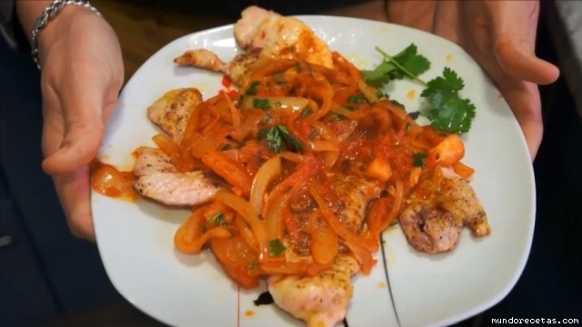 Receta de Pavo encebollado Receta de Pavo encebollado