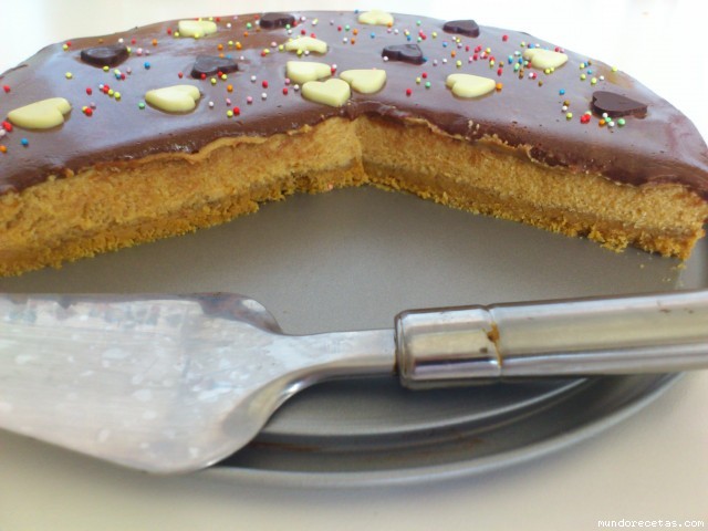 Receta de TARTA MOUSSE DE DULCE DE LECHE RICA