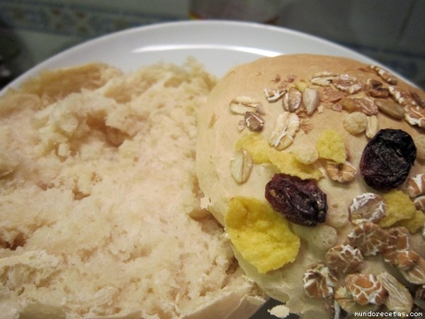 Receta de pan de horchata y muesli Receta de pan de horchata y muesli
