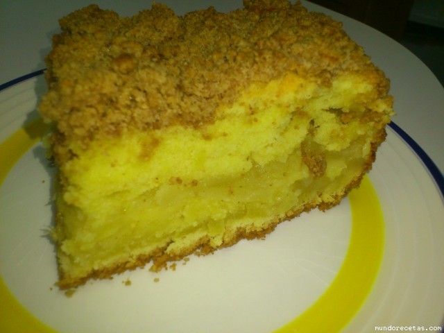 Receta de PASTEL DE MANZANA CROCANTE Receta de PASTEL DE MANZANA CROCANTE