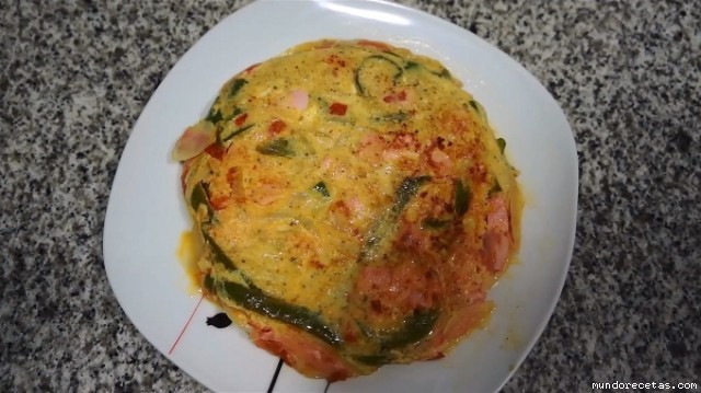 Receta de Tortilla de pimiento