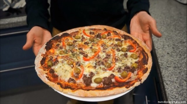 Receta de Pizza mexicana Receta de Pizza mexicana