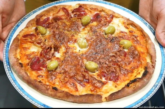 Receta de Pizza catalana Receta de Pizza catalana