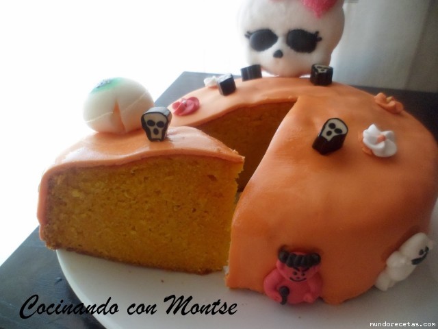 Receta de Bizcocho de zanahoria para Halloween Receta de Bizcocho de zanahoria para Halloween
