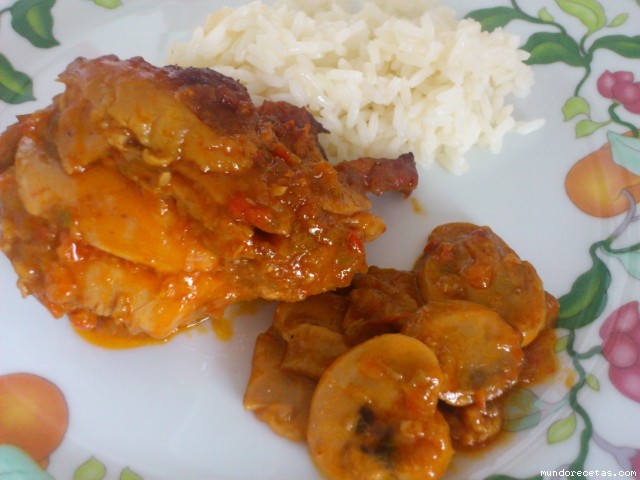 Receta de Pollo al chilindrón Thermomix Receta de Pollo al chilindrón Thermomix