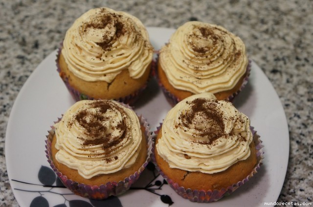 Receta de Cupcakes de brandy y caf