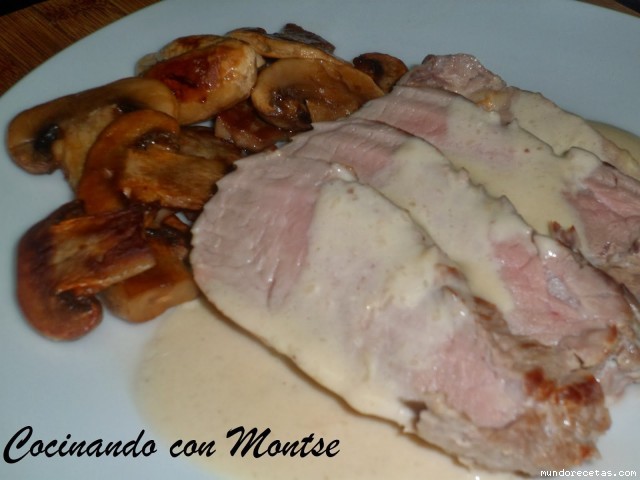 Receta de Solomillo con salsa de queso para Navidad Receta de Solomillo con salsa de queso para Navidad