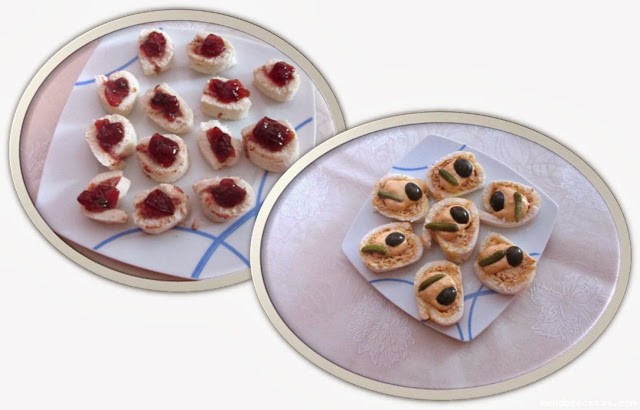 Receta de CANAPES CON SALSA TARTARA Receta de CANAPES CON SALSA TARTARA