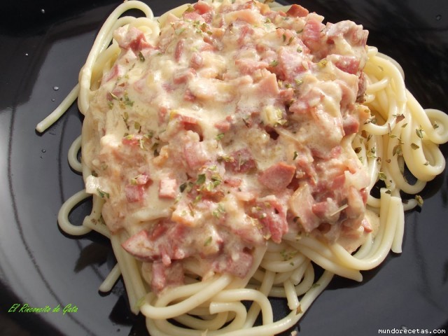 Receta de Espagueti Carbonara ligeros Receta de Espagueti Carbonara ligeros