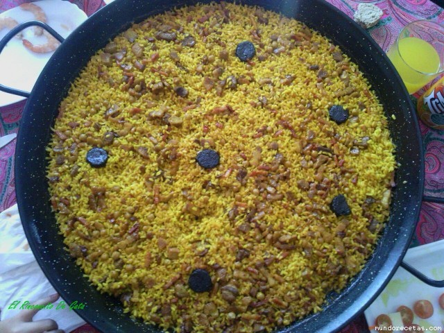 Receta de Arroz de Puchero en Paella Receta de Arroz de Puchero en Paella