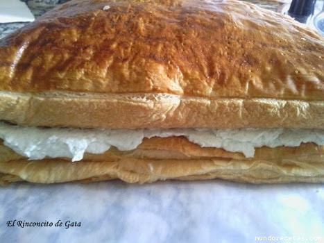 Receta de Pastel de Hojaldre y Roquefort Receta de Pastel de Hojaldre y Roquefort