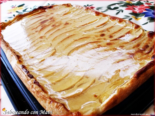 Receta de Tarta de manzana con miel, canela y limón Receta de Tarta de manzana con miel, canela y limón