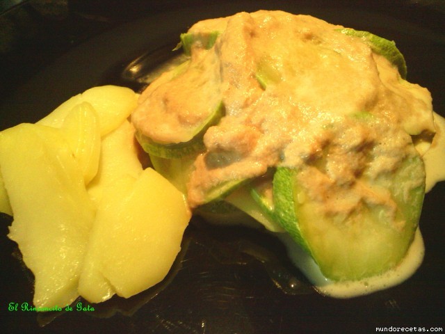 Receta de Milhojas de Calabacín y Patata Receta de Milhojas de Calabacín y Patata