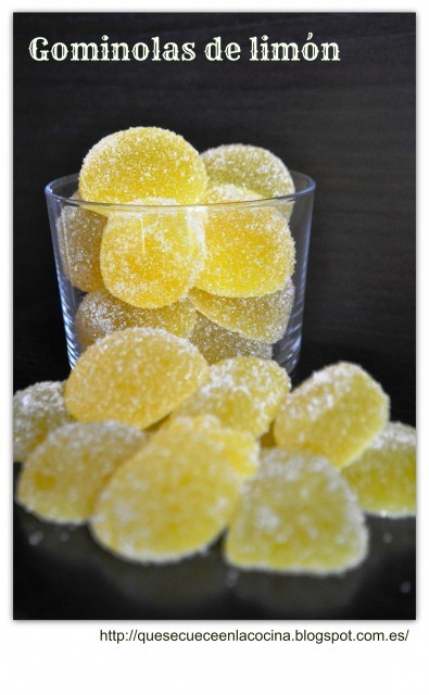 Receta de Gominolas de limón Receta de Gominolas de limón