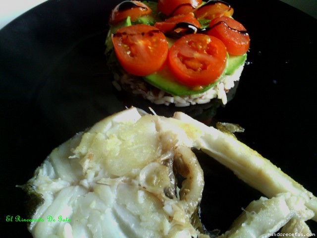 Receta de Bacalao Fresco con Aguacate Receta de Bacalao Fresco con Aguacate