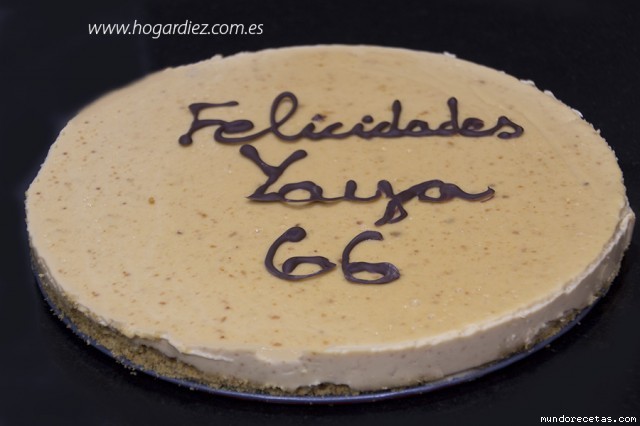 Receta de Tarta de turrn sin horno