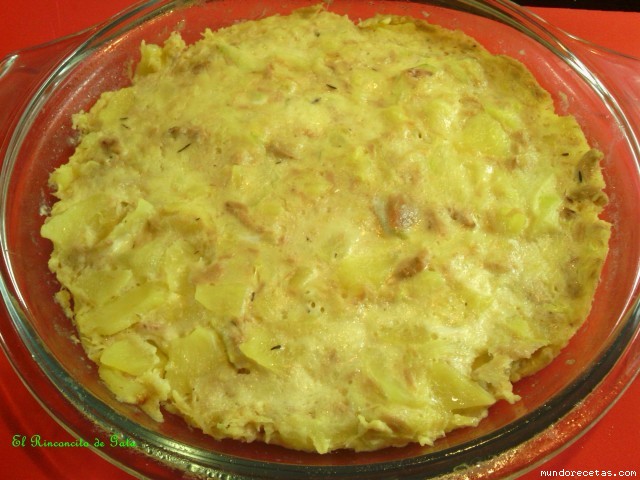 Receta de Tortilla de Calabacín y Atún con Lékué Receta de Tortilla de Calabacín y Atún con Lékué