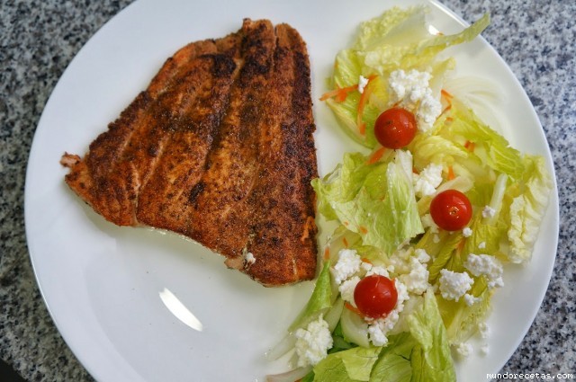 Receta de Salmón al comino Receta de Salmón al comino