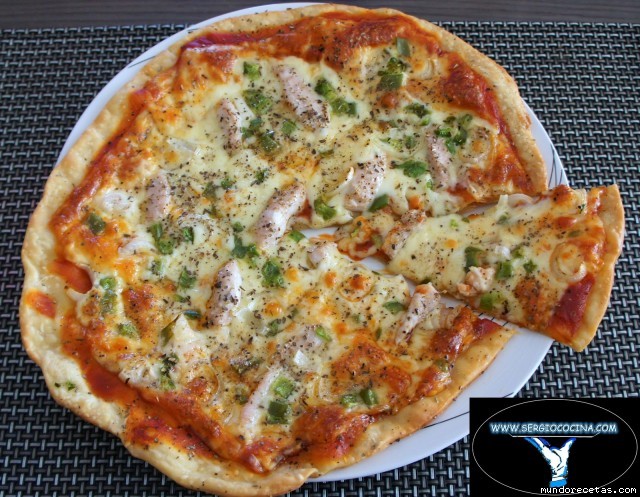 Receta de Pizza casera de pavo Receta de Pizza casera de pavo