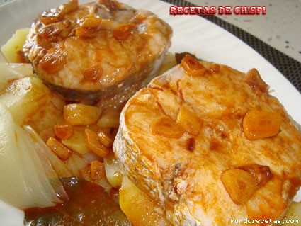 Receta de Merluza a la gallega de chispi57 Receta de Merluza a la gallega de chispi57