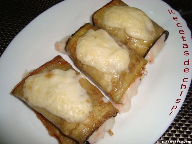 Receta de Canelones de berejena y ahumados de chispi57