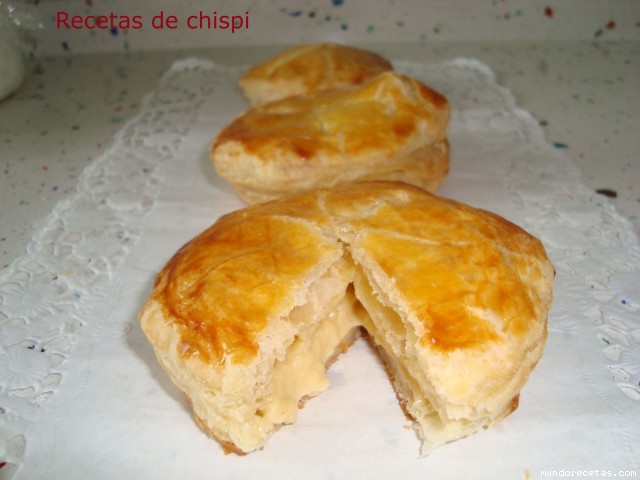 Receta de Galettes des rois(Pastel de reyes individuales)de chispi57