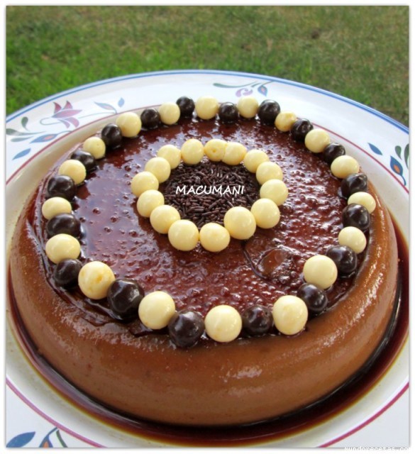 Receta de Tarta flan de huesitos