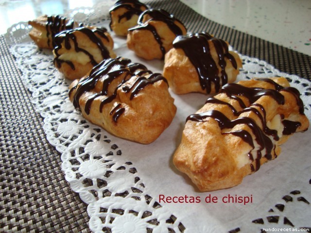 Receta de Profiteroles con crema de chispi57 Receta de Profiteroles con crema de chispi57