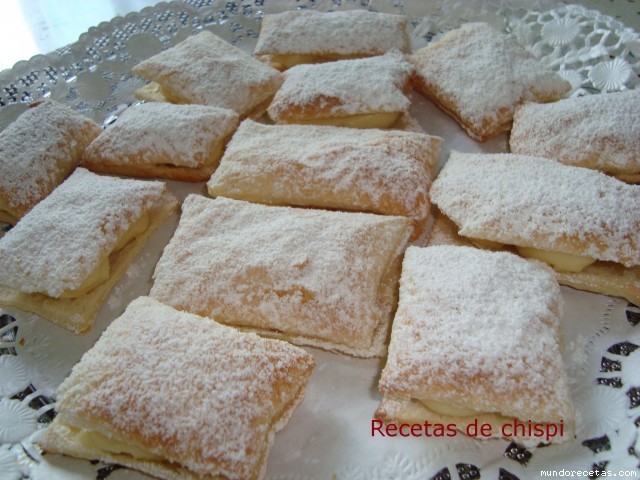 Receta de Miguelitos por chispi57