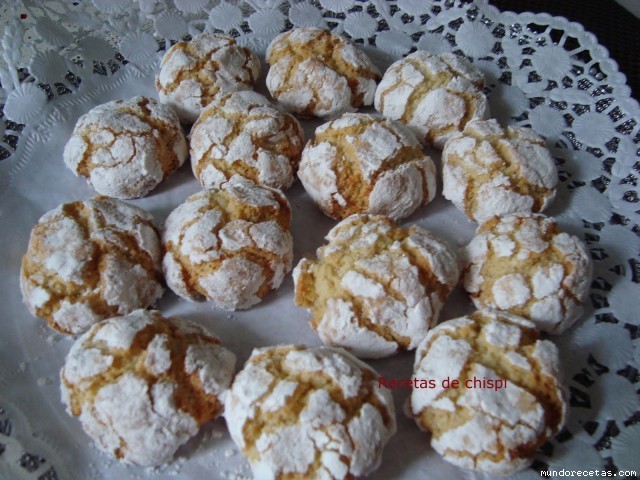 Receta de Galletas craqueladas de almendra de chispi57 Receta de Galletas craqueladas de almendra de chispi57