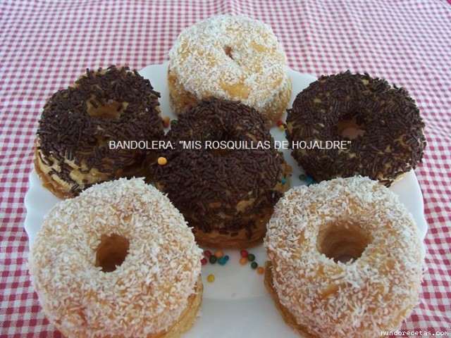Receta de Mis rosquillas de hojaldre Receta de Mis rosquillas de hojaldre