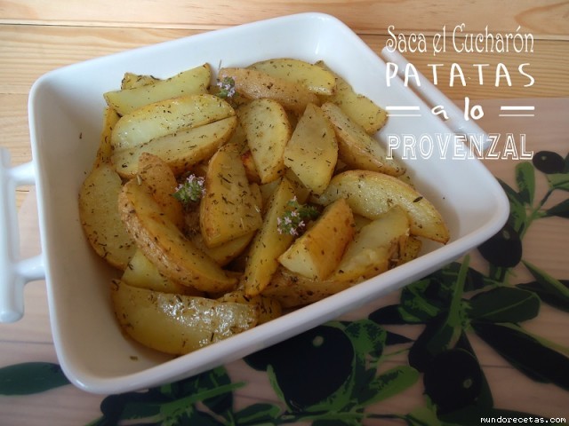 Receta de Patatas a lo provenzal. Receta de Patatas a lo provenzal.