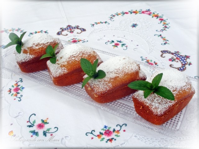 Receta de Mini cakes de limón y miel rellenos de lemon curd Receta de Mini cakes de limón y miel rellenos de lemon curd