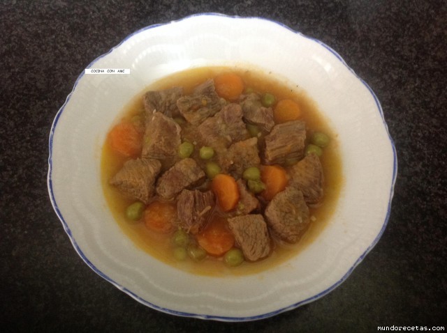 Receta de Ternera en salsa Fácil AMC, sin aceite. Receta de Ternera en salsa Fácil AMC, sin aceite.