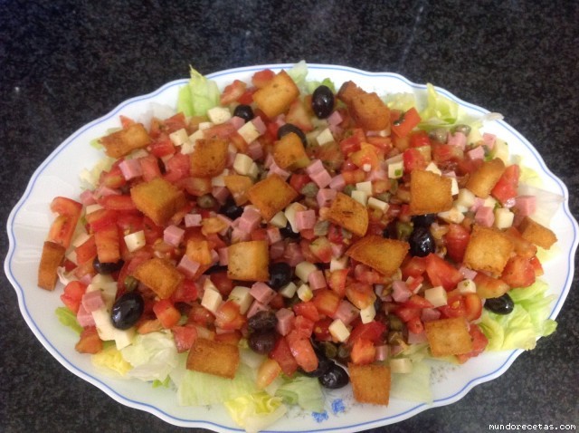 Receta de Ensalada Campesina Lorquina