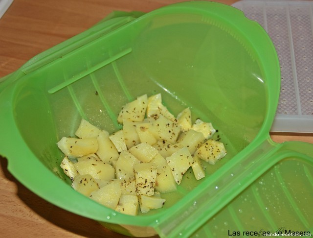 Receta de Patatas al vapor. Receta de Patatas al vapor.