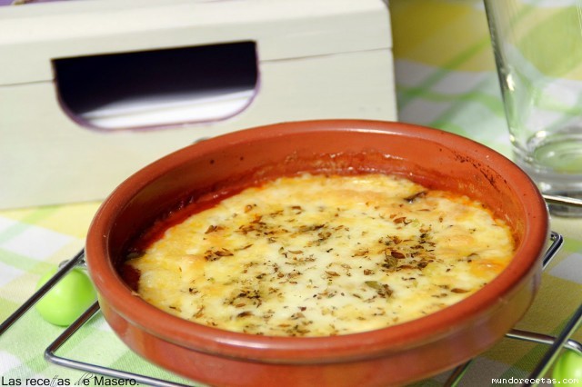 Receta de Provolone con tomate y orégano Receta de Provolone con tomate y orégano