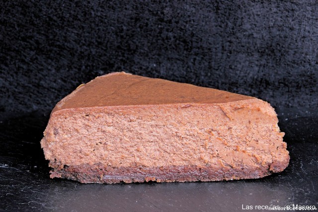 Receta de Pastel de queso y chocolate. Receta de Pastel de queso y chocolate.