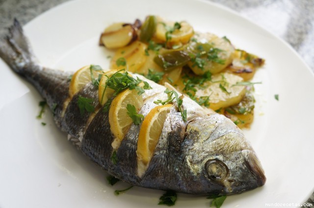 Dorada al horno