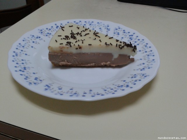 Receta de Tarta de dos chocolates Receta de Tarta de dos chocolates