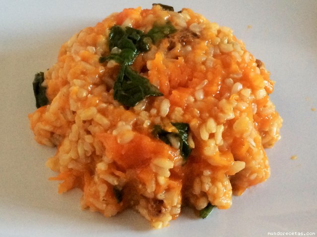 Receta de Arroz integral al curry con verduras Receta de Arroz integral al curry con verduras