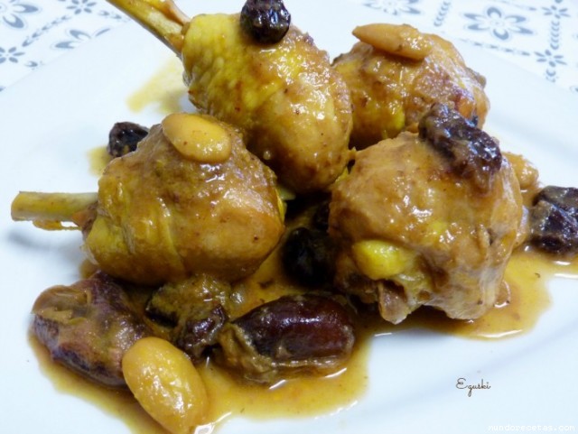 Receta de Delicias de pollo a la moruna (FussionCook-touch pro) Receta de Delicias de pollo a la moruna (FussionCook-touch pro)