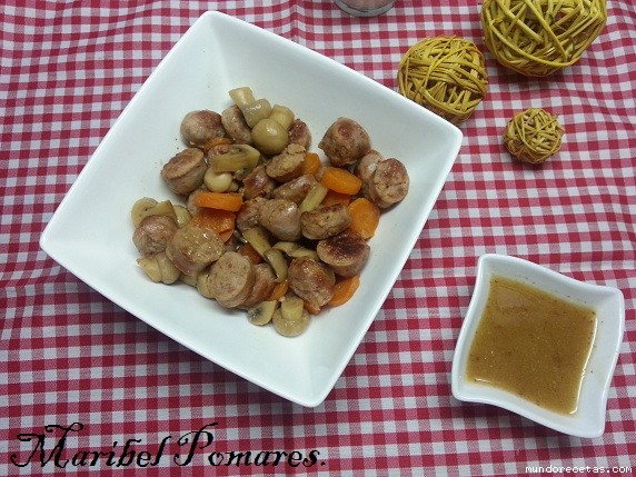 Receta de Salchichas al champan. Receta de Salchichas al champan.