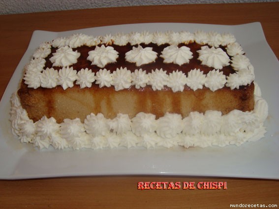 Receta de Pudin de galletas y almendras de chispi57 Receta de Pudin de galletas y almendras de chispi57
