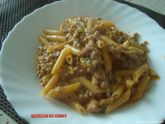 Receta de Macarrones a la boloñesa de chispi57 Receta de Macarrones a la boloñesa de chispi57