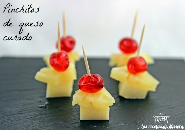 Receta de Pinchitos de queso curado Receta de Pinchitos de queso curado