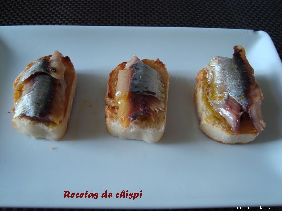 Receta de Tapa de sardina vieja de chispi57