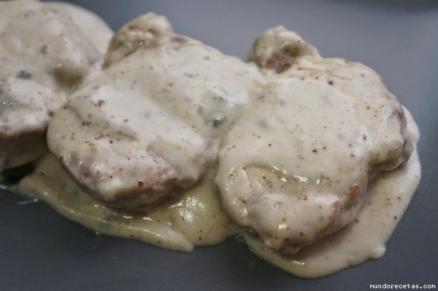 Receta de Solomillo de cerdo al roquefort Receta de Solomillo de cerdo al roquefort