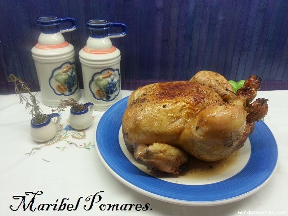 Receta de Pollo asado entero (Olla programable GM) Receta de Pollo asado entero (Olla programable GM)