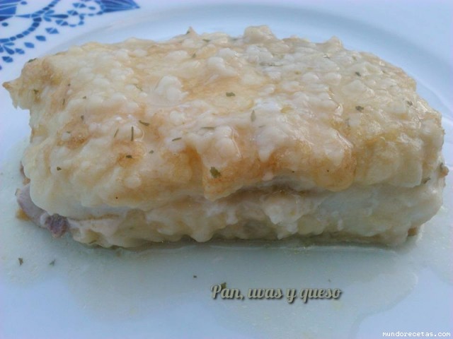 Receta de Cachopo de merluza Receta de Cachopo de merluza